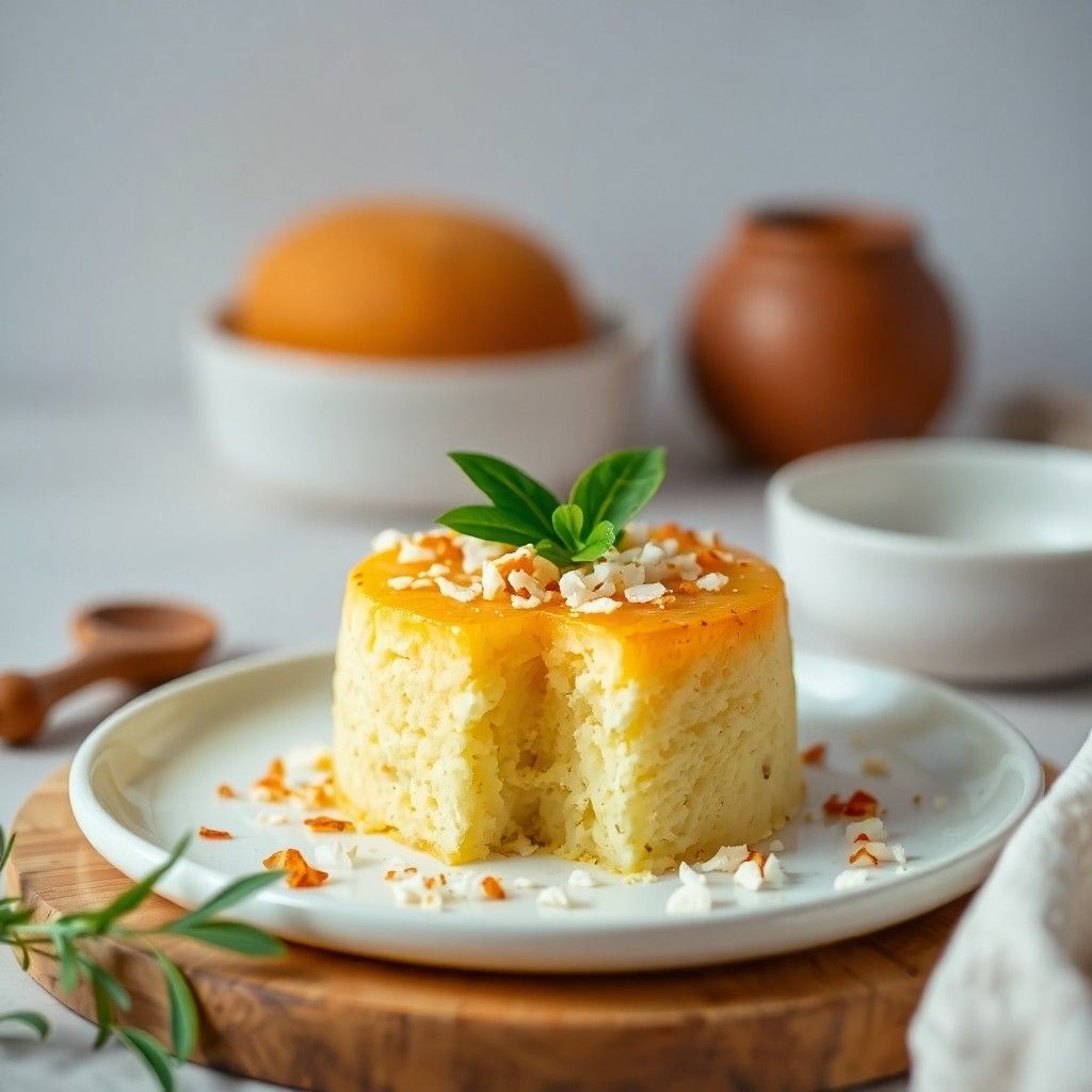 Bake Easy Coconut Milk Cassava Pone Recipe